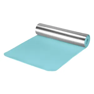 Saltea de gimnastică cu strat de aluminiu, 180x60x0.8 cm, turcoaz