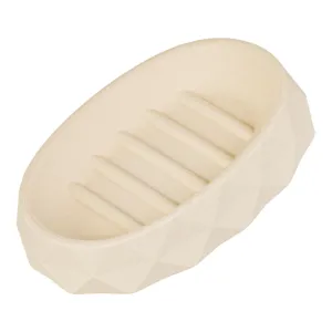 Dozator pentru săpun lichid, plastic, bej, model romb, 380 ml