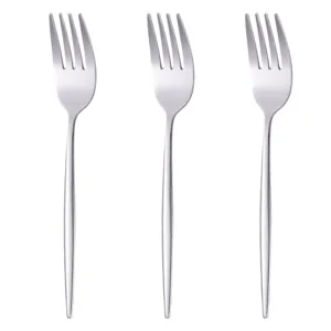 Set furculite mici otel inoxidabil Slim 15cm
