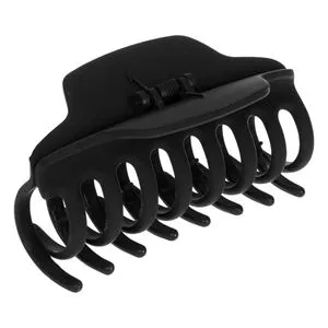 Clama de Par Mată Negru cu Model Cleste pentru Femei