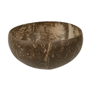 Bol din nucă de cocos naturală, diametru 10cm