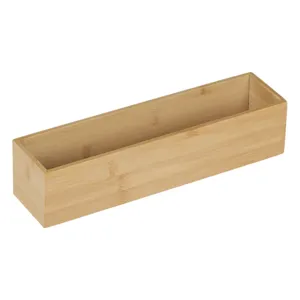 Cutie Organizare din Bambus Deschisa - Soluție Naturală și Funcțională