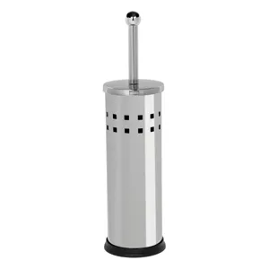 Cos de gunoi metalic cu pedala si maner, 12L, argintiu, efect oglinda