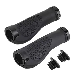 Manere pentru Ghidon Bicicleta din Cauciuc Negru