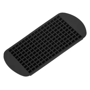 Formă Silicon pentru Cuburi de Gheață - 160 Mini Cuburi Negru