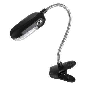 Lampa de citit LED portabilă cu clip și baterii AG13