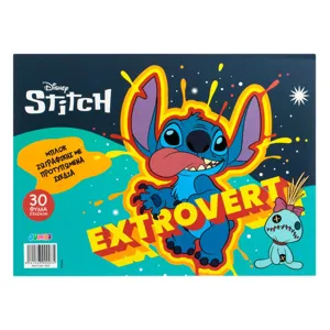 Bloc de Colorat Stitch Extrovert 33x24cm - Activitate Creativă