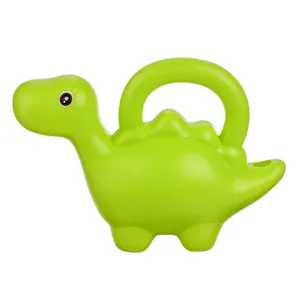 Stropitoare din plastic în formă de dinozaur, verde lime, 0.9L