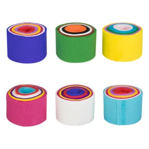 Set Hartie Gofrata Colorata in Role 17gsm 10mx3.5cm - 6buc