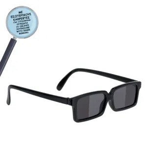 Ochelari de Soare cu Oglindă și Oglizi Interioare, Negri, Unisex Adulti