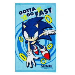Prosop de față moale din bumbac cu desen Sonic
