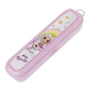 Cutie Tacamuri pentru Copii Roz cu Printesa și Sirena