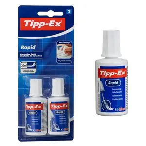 Set Corector Lichid cu Vârf Burete, 2 x 20 ml, Alb