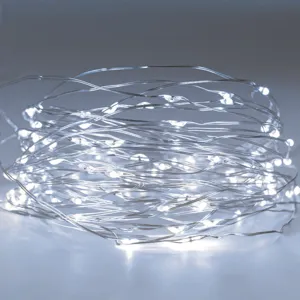Instalație Lumini Solare LED Copper 200 Becuri Exterior IP44