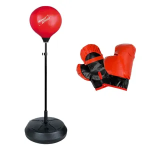 Set Minge de Box cu Manusi, Rosu, pentru Adulti