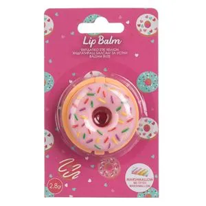 Balsam de buze pentru copii, formă gogoașă, aromă marshmallow