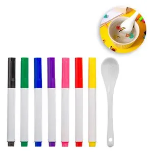 Set Carioci de Apă 7 Culori și Lingură Magică pentru Activități Creative