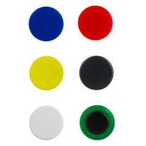 Set magneti rotunzi pentru tablă, culori multiple, organizare birou
