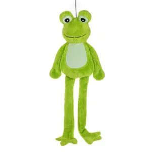 Jucarie pentru caini, Broasca de plus verde, 80 cm