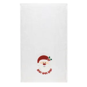 Prosop Bumbac Crăciun cu Broderie Moș Crăciun 50x30cm