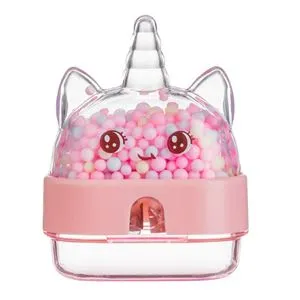 Ascuțitoare Unicorn Roz cu Confetti pentru Creioane