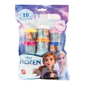 Set Plastilina cu 10 Recipiente si Capace cu Forma, 280g, Multicolor