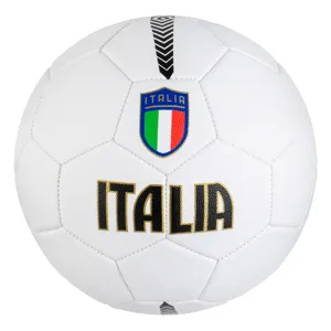 Minge de fotbal, Nr. 5, Albă cu model și steagul Italiei