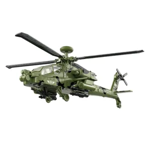 Helicopter Militar Apache cu Sunet și Lumina