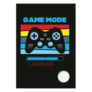 Caiet A5 Matematică cu Copertă Gaming Negru, 80 File