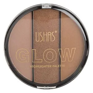 Paletă Highlighter Triplă, 3 Nuanțe Maro, 15.2g