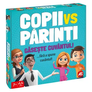 Joc de Societate Copii vs Parinti - Gaseste Cuvantul, 2+ Jucatori, 7+ Ani