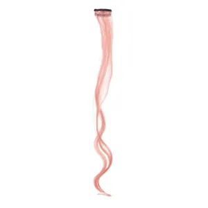 Clama de Păr Blond Roz Ondulat pentru Copii - Accesoriu Elegant
