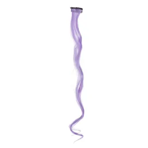 Clama Par cu Suvita Blonda Lila Ondulata pentru Copii 38cm