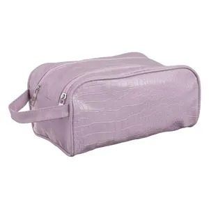 Portfard textil cu două compartimente – stil croco