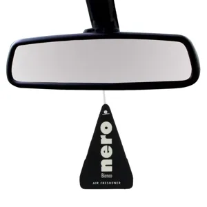 Odorizant Auto Triunghiular cu Aroma de Iasomie, Negru