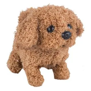 Câine Interactiv Poodle Maro cu Mișcare și Sunet