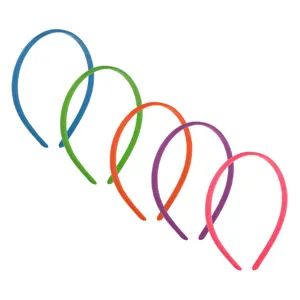 Set Coronite Par cu Tesatura Colorate pentru Copii - 5 buc