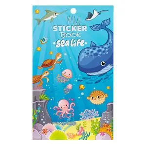 Set Autocolante cu Pesti si Animale Marine Multicolor