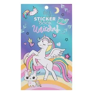 Set Autocolante cu Unicorni Multicolor pentru Copii