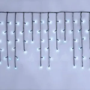 Lumini LED pentru perdea interioară și exterioară, alb rece