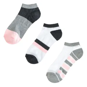 Șosete Sport Damă Set 3 Perechi Multicolor Roz Gri Antracit