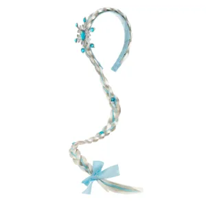 Coronita Par Codita Alba Ciel cu Glitter pentru Fete