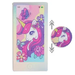 Carnetel Notițe 3D Unicorn Ecran Telefon Mobil Interactiv