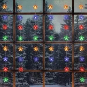 Set de Lumini LED Stele pentru Perdea – Decorațiuni Interior & Exterior