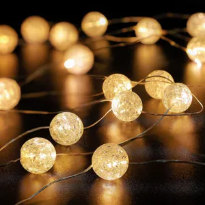 Instalație Lumini LED Perdea 140 LED Forme Globuri Calde