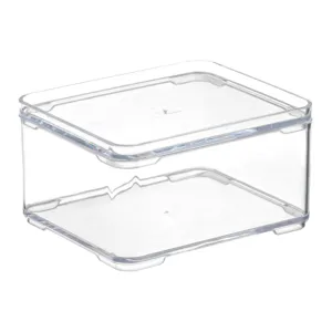 Cutie de Organizare Modulară din Plastic Transparent Stivuibilă