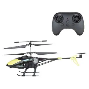 Elicopter cu Telecomanda, 3 Canale, Giroscop si Lumini LED, Negru