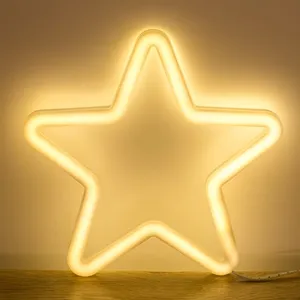Stea de Craciun cu LED Neon pentru decorarea casei