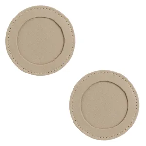 Set Suporturi pentru Pahare, 2 bucăți, Taupe, Ø10cm