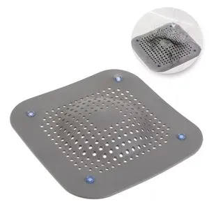 Filtru Pătrat Gri pentru Chiuvetă sau Lavoar 14.5x14.5 cm
